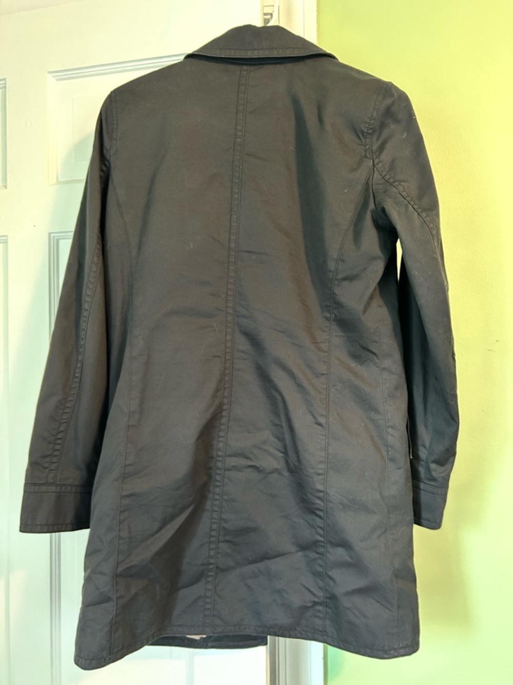 Coach Black and Gold Lightweight Trench Coat Women’s XS - Picture 6 of 7
